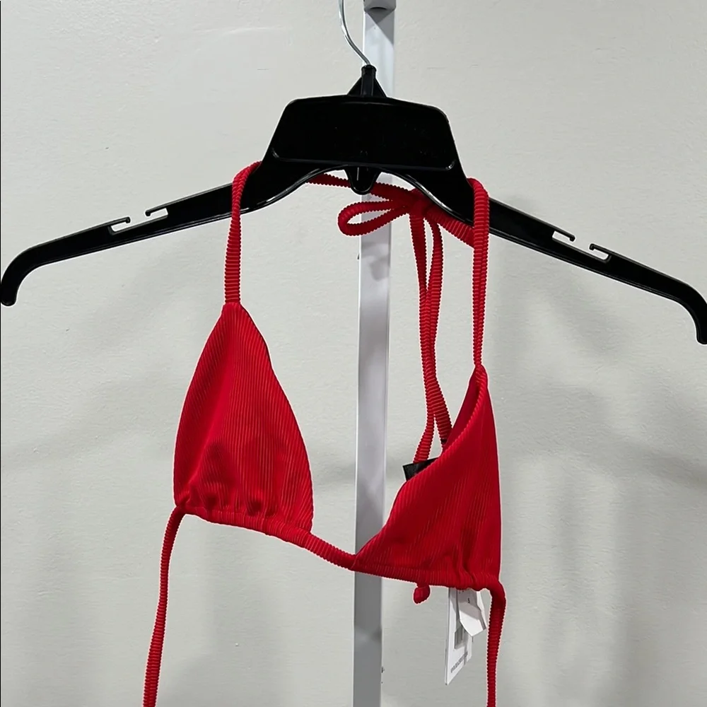 Beach Riot Core Collection Soleil top Red - Picture 3 of 6